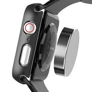 Spartan Stainless Steel Apple Watch Case Fortified Tempered Glass Screen Protector - Pinnacle Luxuries