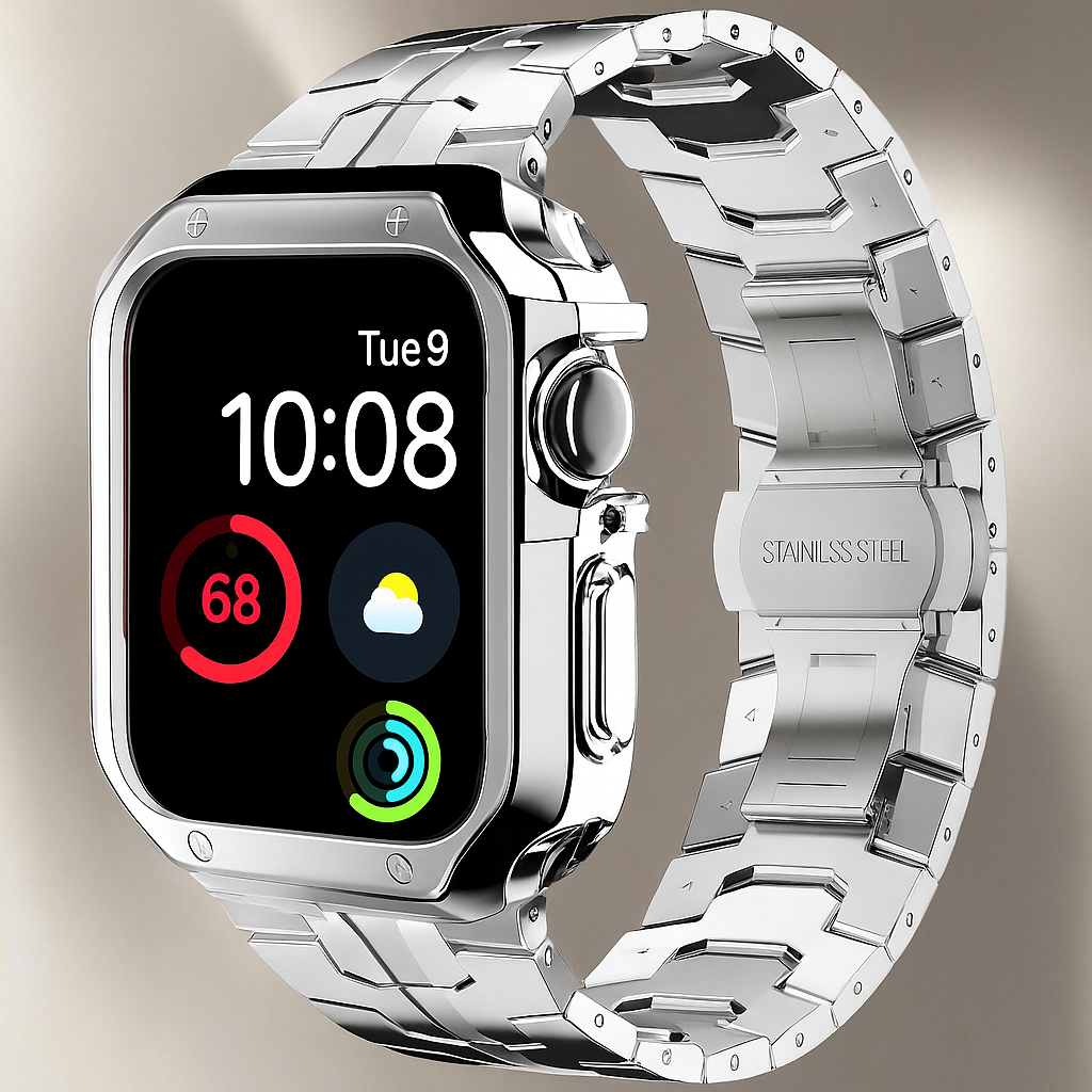 TitaniumGuard™ Ascend Series – Titanium Band & Protective Case for Apple Watch Ultra & Series 11/10/9/8/7