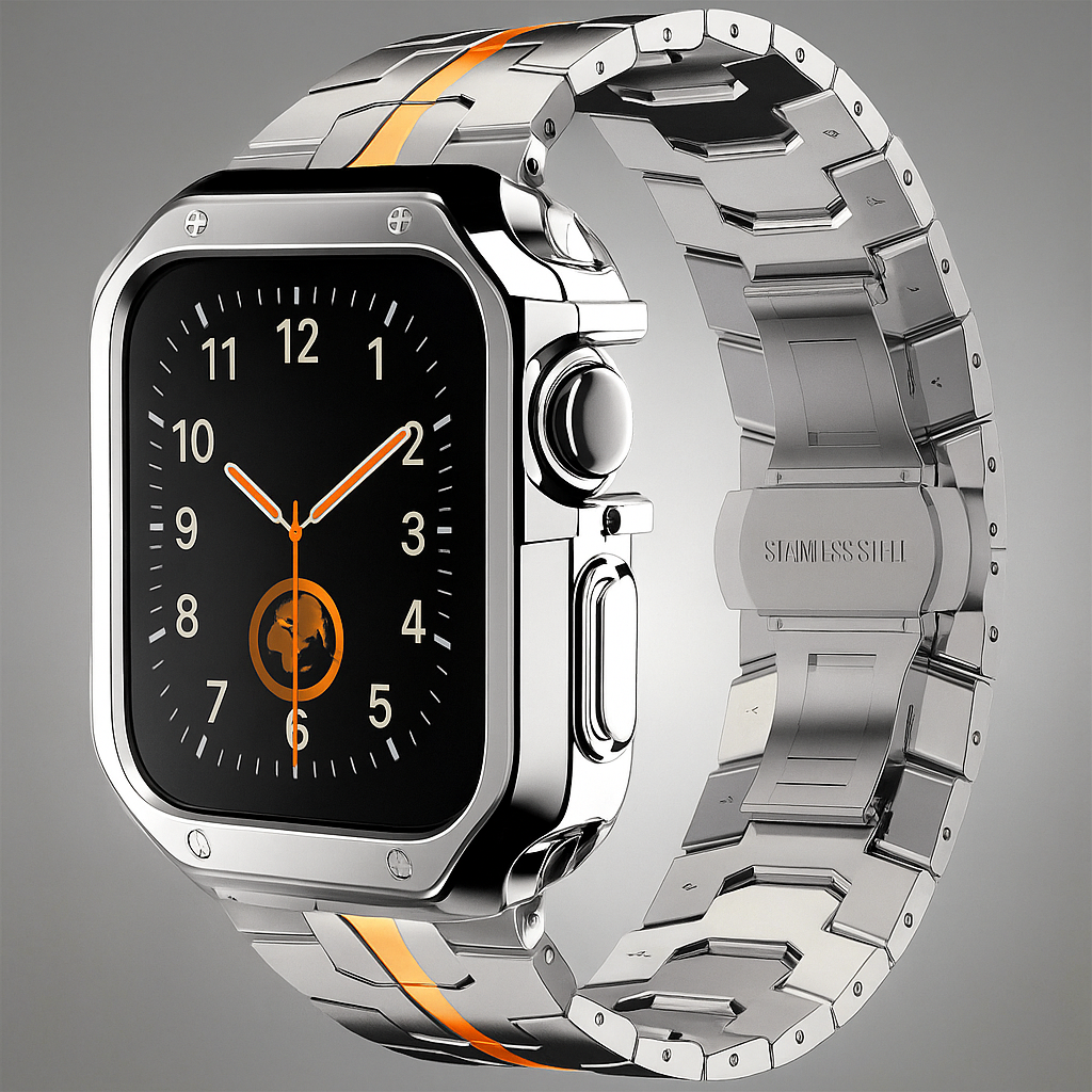 TitaniumGuard™ Ascend Series – Titanium Band & Protective Case for Apple Watch Ultra & Series 11/10/9/8/7