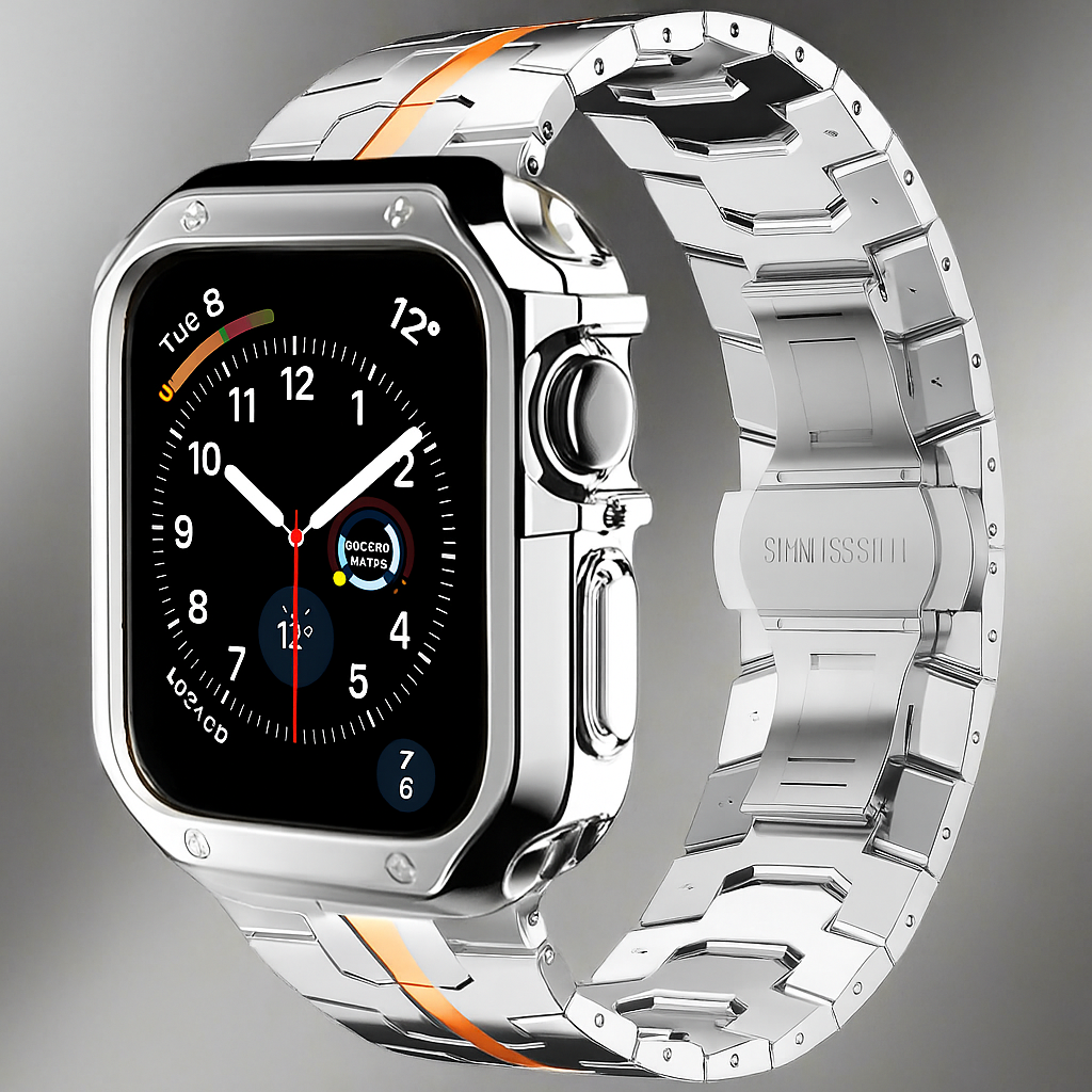 TitaniumGuard™ Ascend Series – Titanium Band & Protective Case for Apple Watch Ultra & Series 11/10/9/8/7