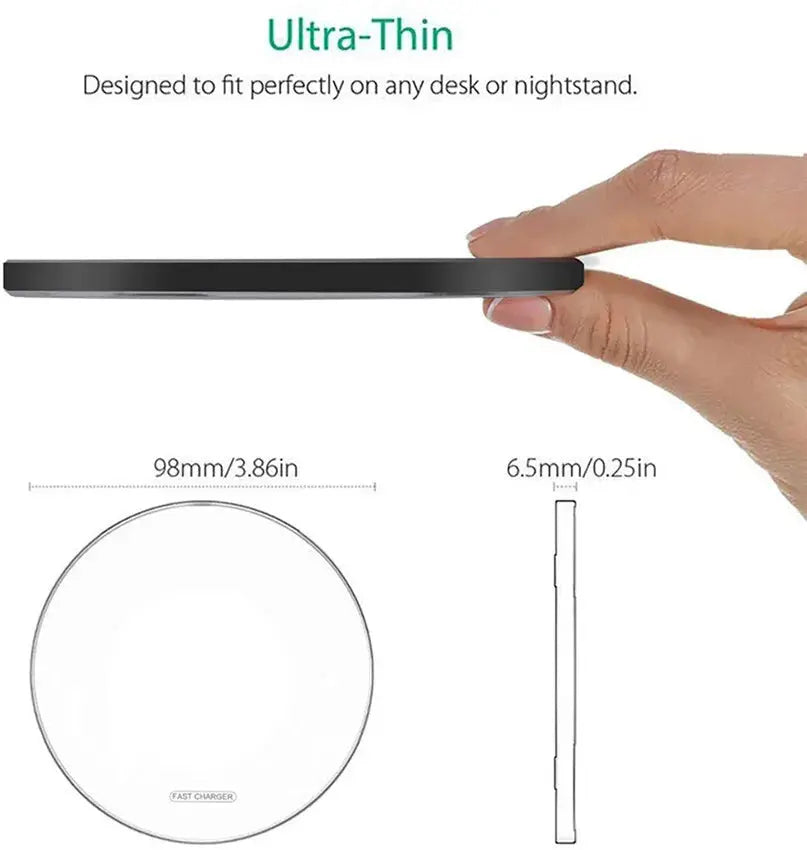 30W Wireless Charger Pad for iPhone 15 14 13 12 11 Pro Max X Samsung Xiaomi Phone Chargers Induction Fast Charging Dock Station Pinnacle Luxuries