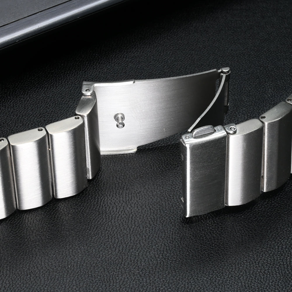 TitanGuard™ Pure Titanium Link Band for Google Pixel Watch 3 & 4 (45mm) – Grade 5 Titanium