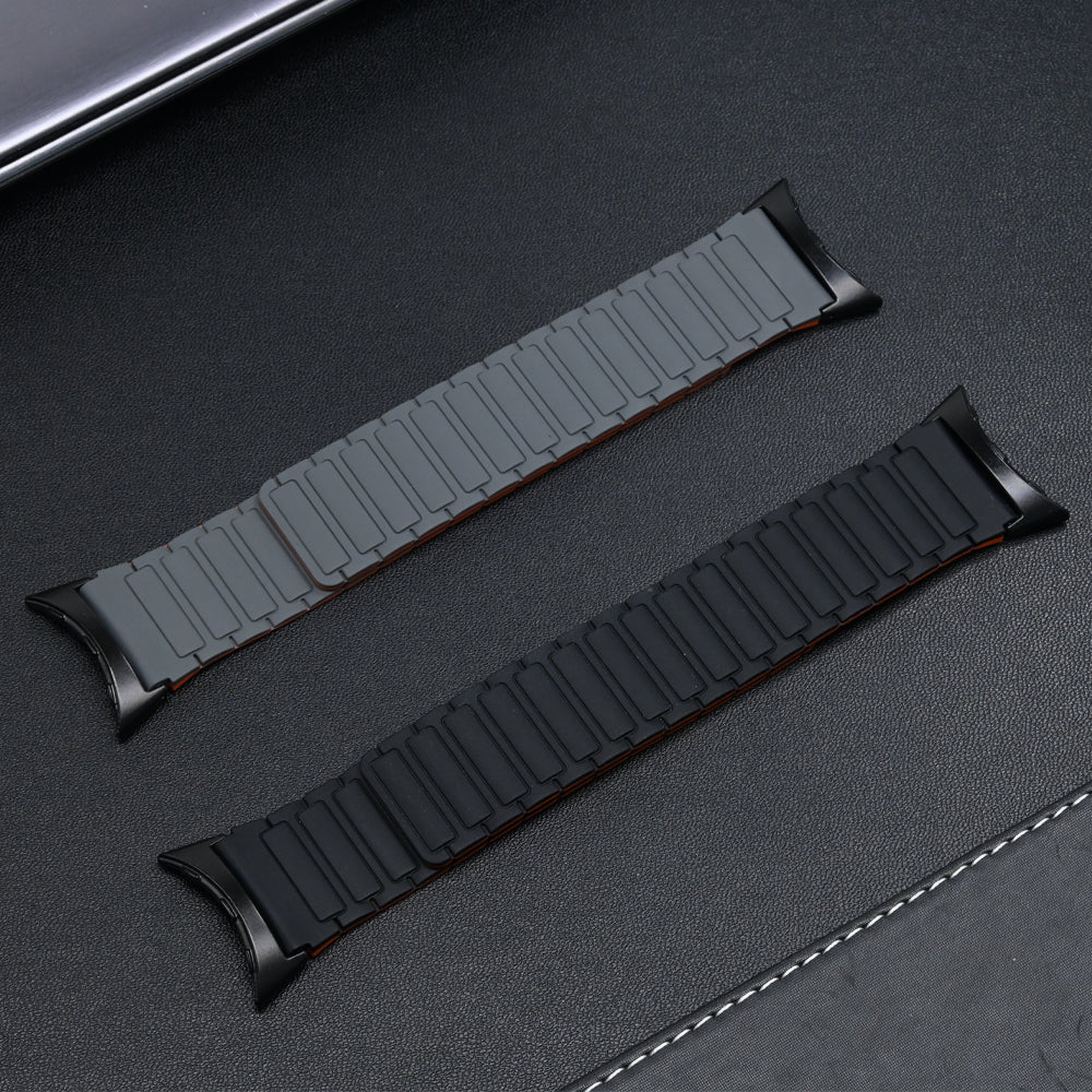 MagnoFlex™ Sport Band for Google Pixel Watch 3 & 4 (45mm) – Magnetic Silicone Performance Strap