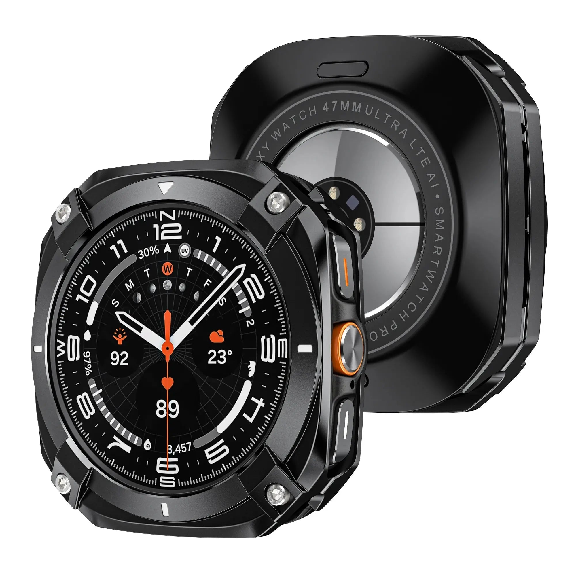 Aluminium Alloy Metal Bumper for Samsung Galaxy Ultra Watch 7 Ultra 47mm Protective Case Cover for Samsung Galaxy Watch Ultra Avontic