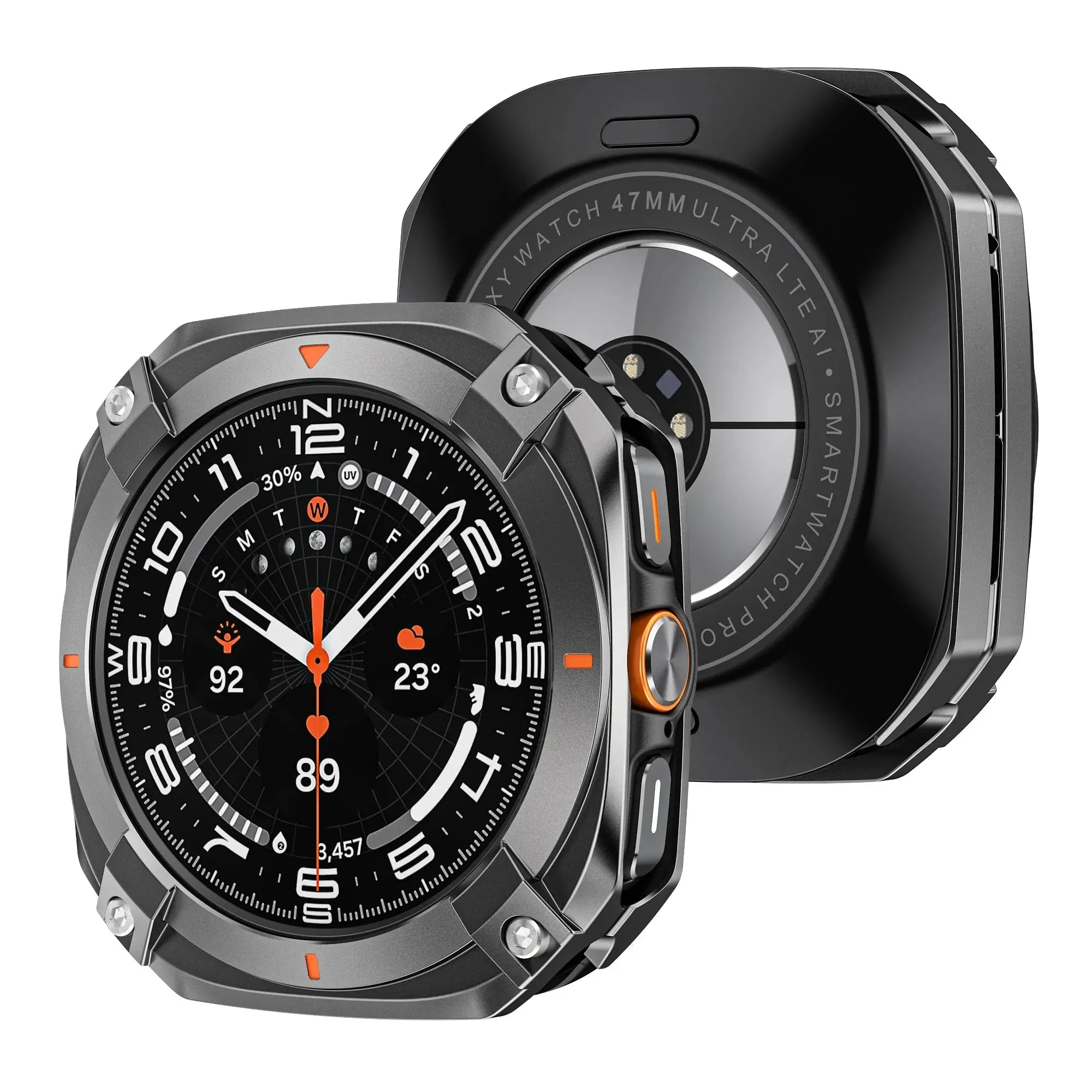 Aluminium Alloy Metal Bumper for Samsung Galaxy Ultra Watch 7 Ultra 47mm Protective Case Cover for Samsung Galaxy Watch Ultra Avontic