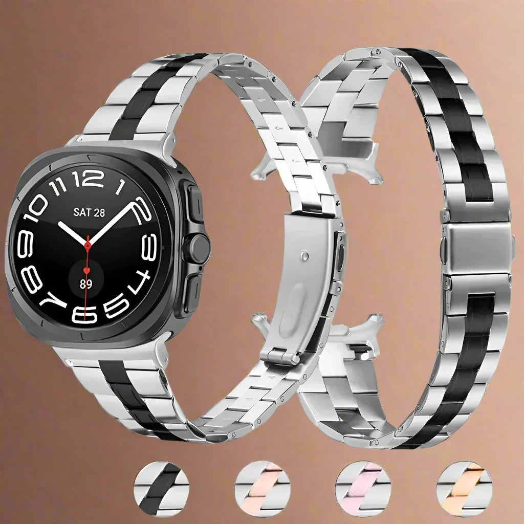 Business Metal Bracelet for Samsung Galaxy Watch 7Ultra 47mm No Gaps Luxury Band For GALAXY Watch7 ULTRA 47MM Watchband Pinnacle Luxuries
