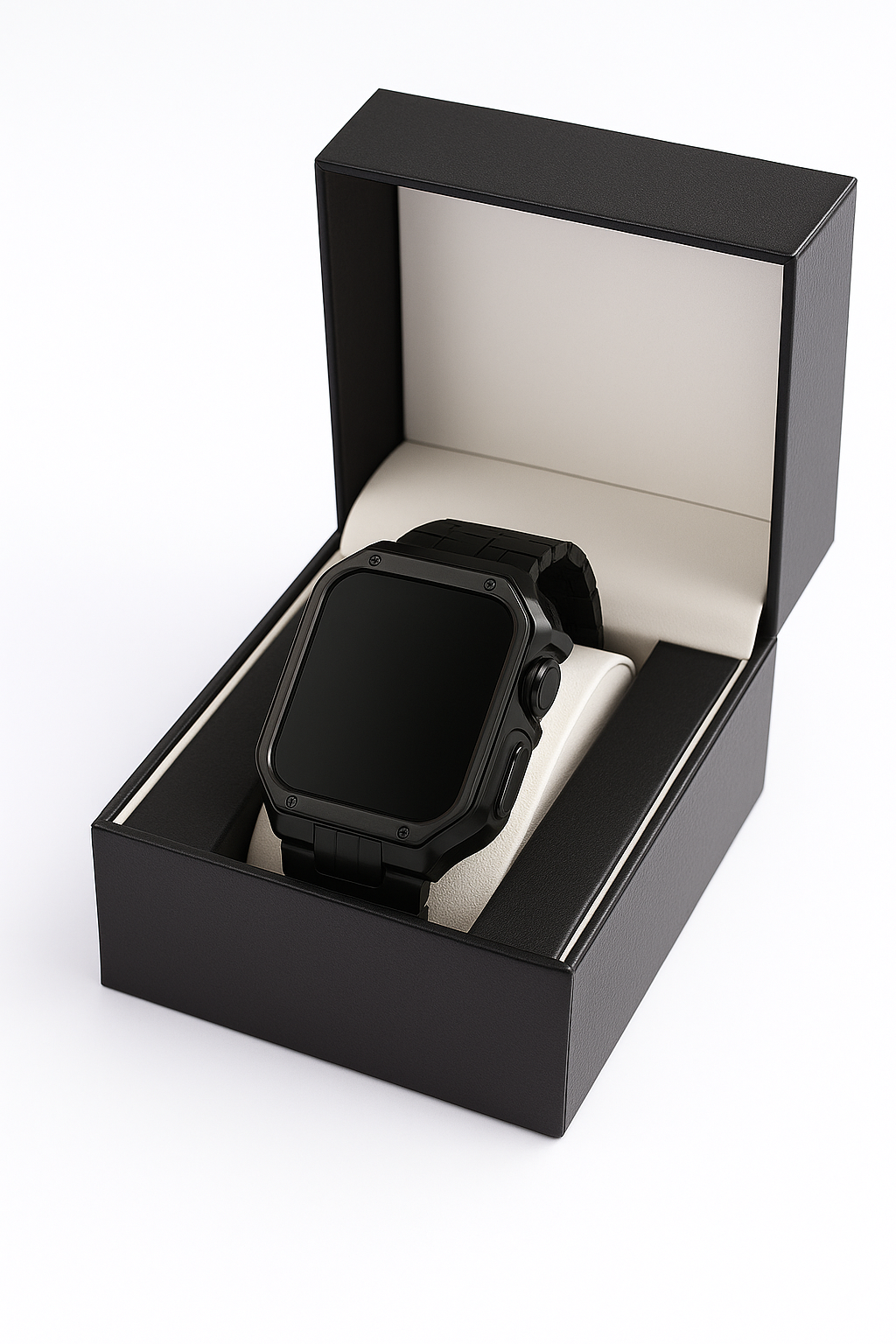 TitanEdge Prestige Set – Titanium Band & Case for Apple Watch with Signature Display Box