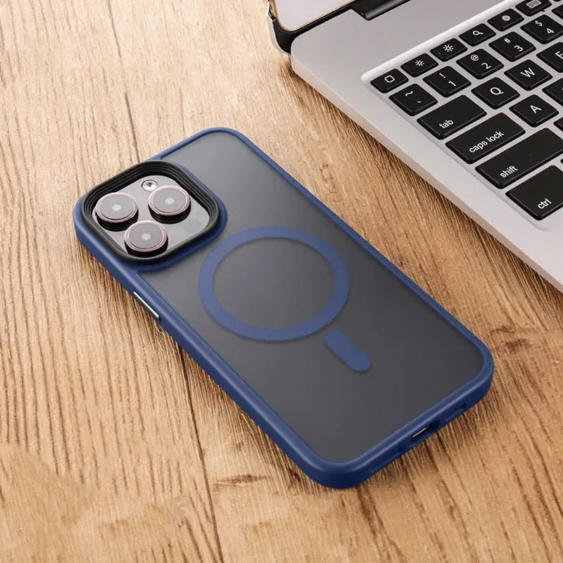 For Magsafe Wireless Charging Magnetic Case for iPhone 15 14 Plus 13 12 11 Pro Max Matte Shockproof Bumper Armor Hard Back Cover Pinnacle Luxuries