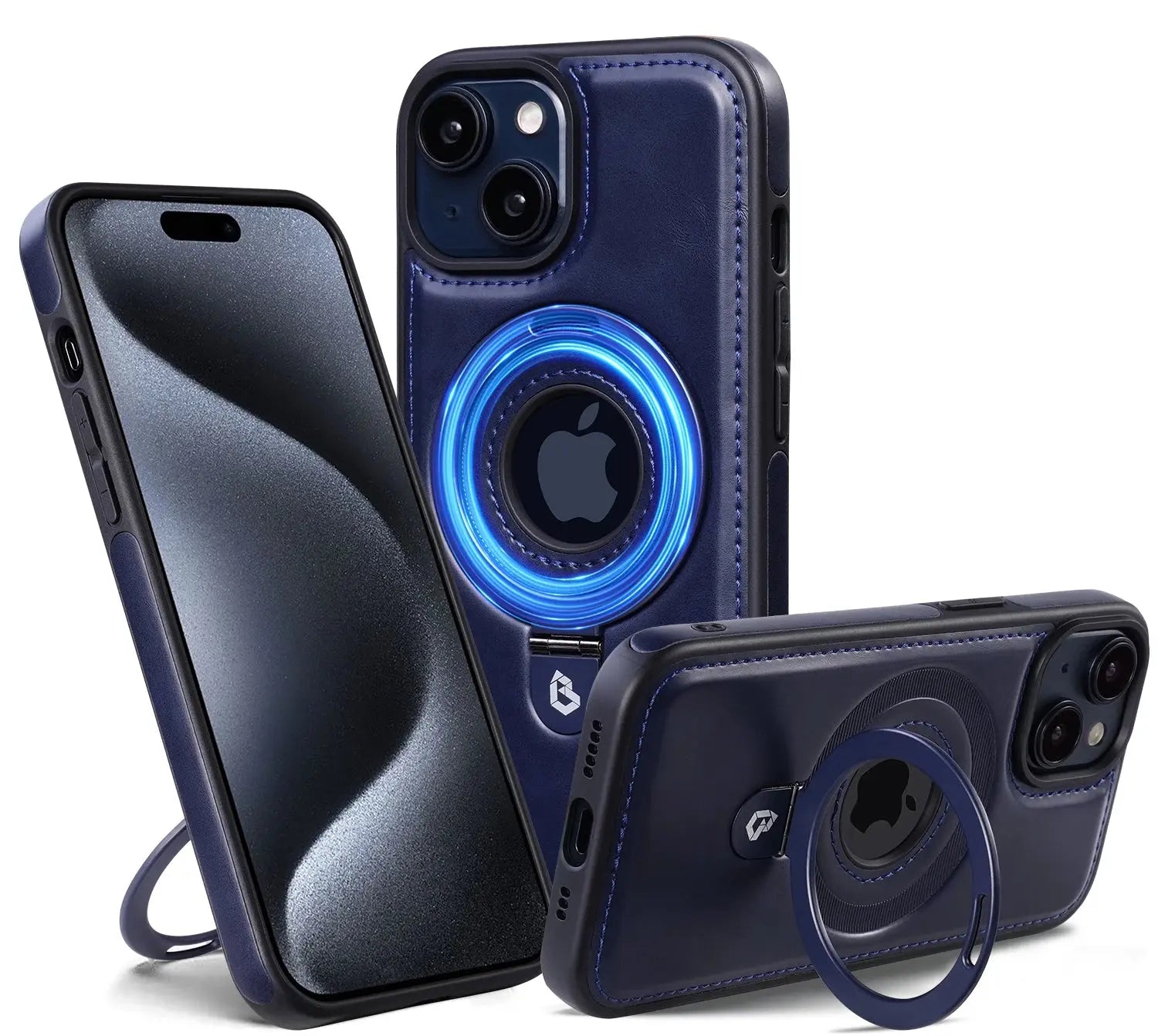 LuxLeather Halo MagSafe Compatible Case for iPhone 12 13 14 15