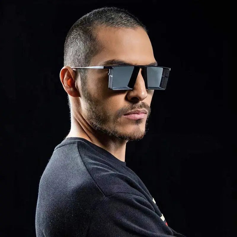 Pinnacle Square Framed Steampunk Sunglasses - Pinnacle Luxuries