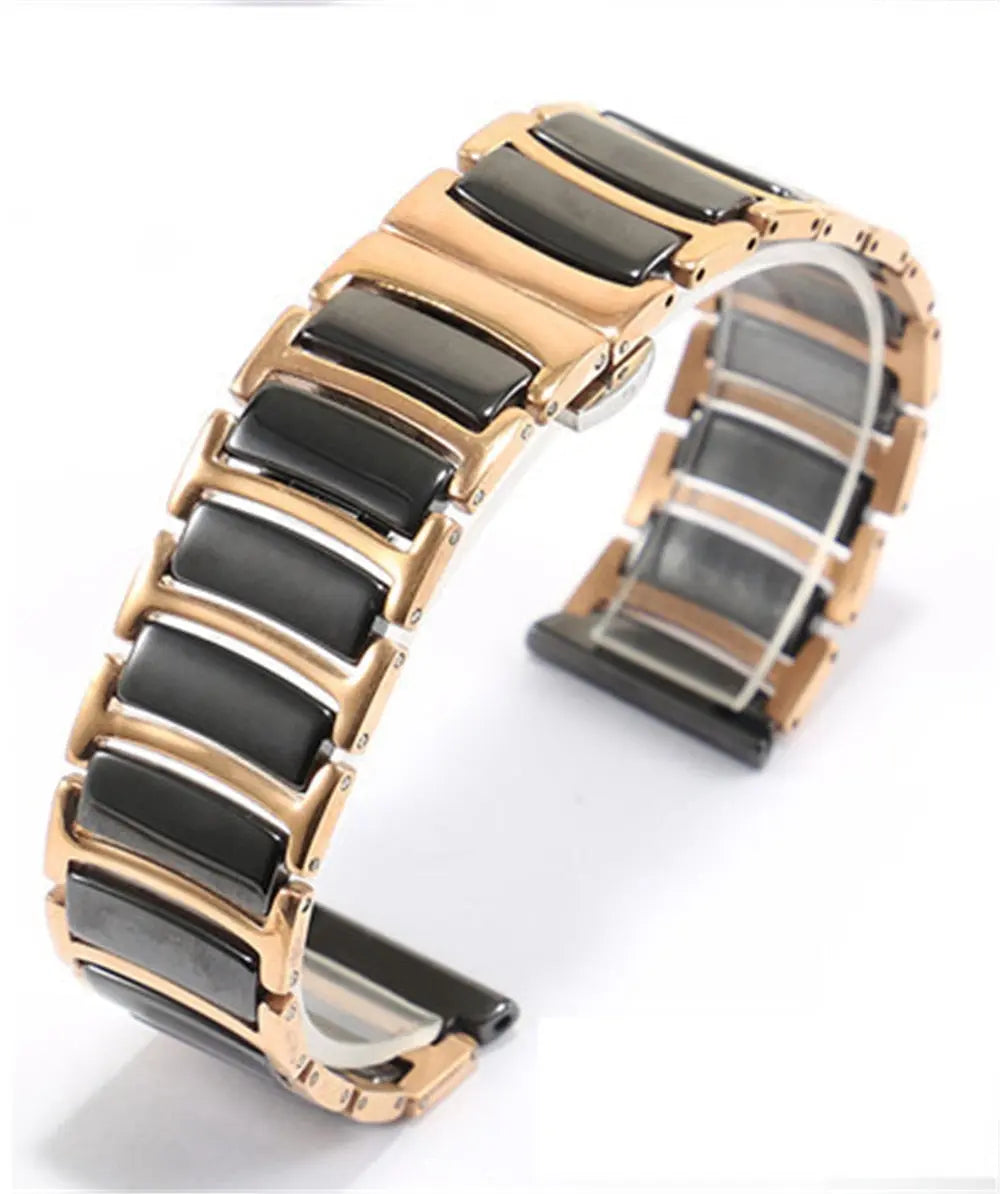 20mm 22mm Ceramics Stainless Steel Strap For Amazfit BIP GTS 2 3 4 4mini 42MM 47MM Bracelet Correa For Amazfit GTR 4 3 Pro 2 2e Pinnacle Luxuries