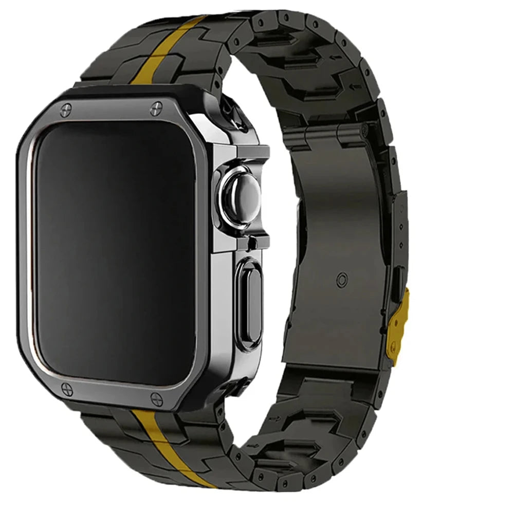 TitanEdge Prestige Set – Titanium Band & Case for Apple Watch with Signature Display Box