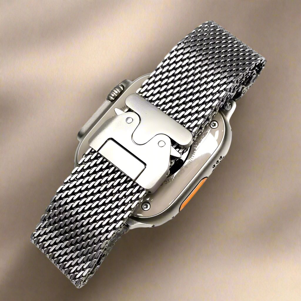 TitanMesh Pro - Exclusive Titanium Milanese Loop Band for Apple Watch Series 8 9 10 Ultra