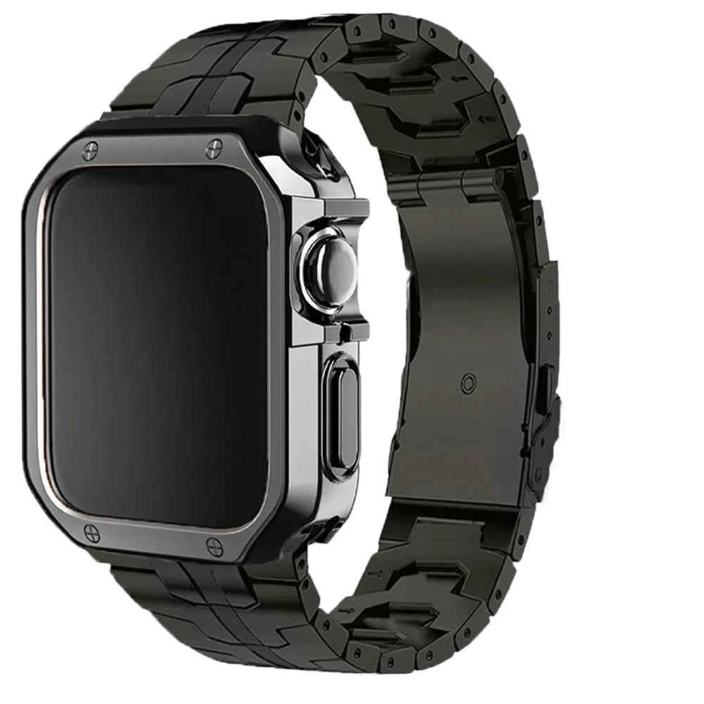 TitanEdge Prestige Set – Titanium Band & Case for Apple Watch with Signature Display Box