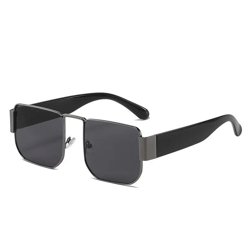 Vintage Square Frame Fly Boy Sunglasses - Pinnacle Luxuries
