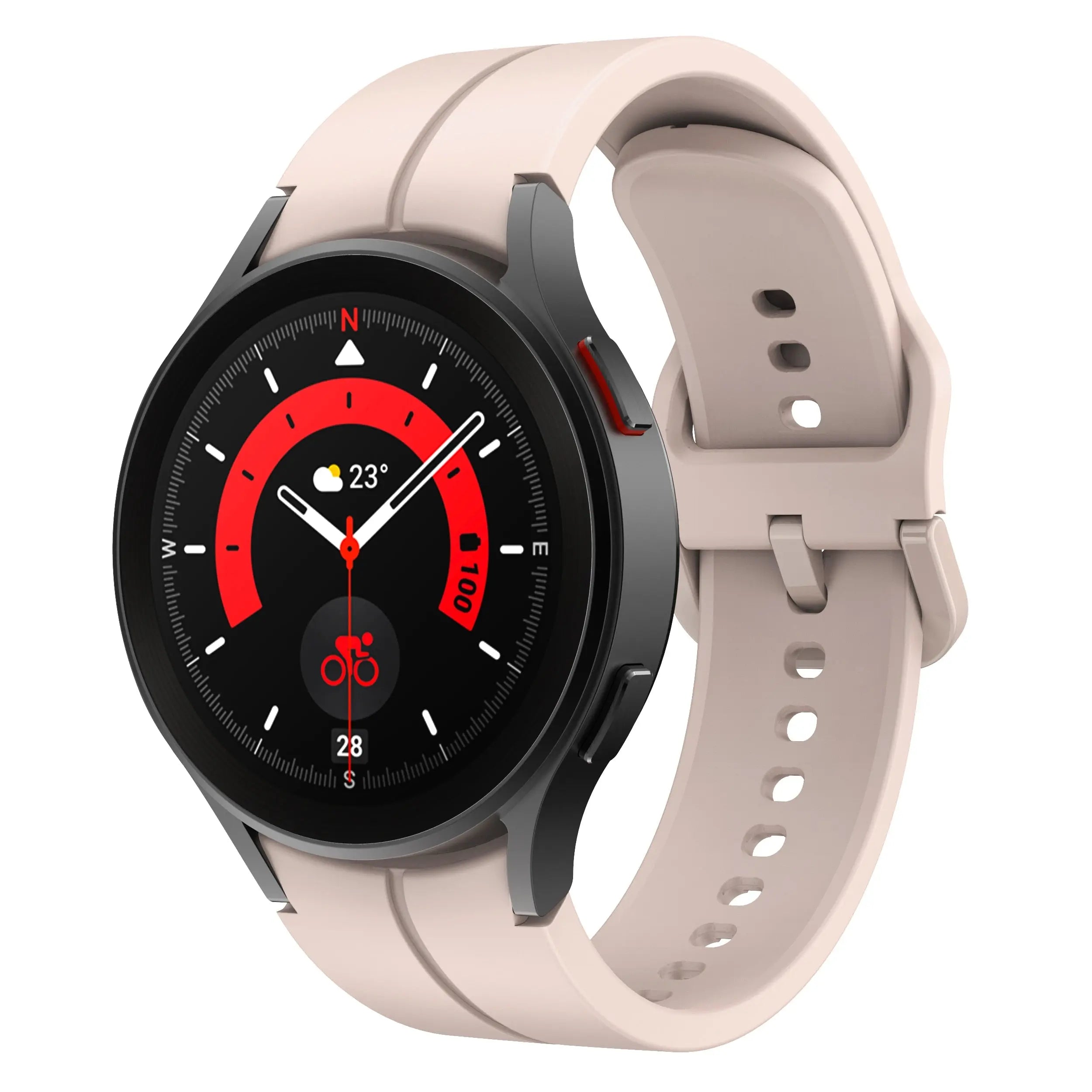 Pinnacle Color Rush Custom Silicone Band For Samsung Galaxy Watch 5 - Pinnacle Luxuries