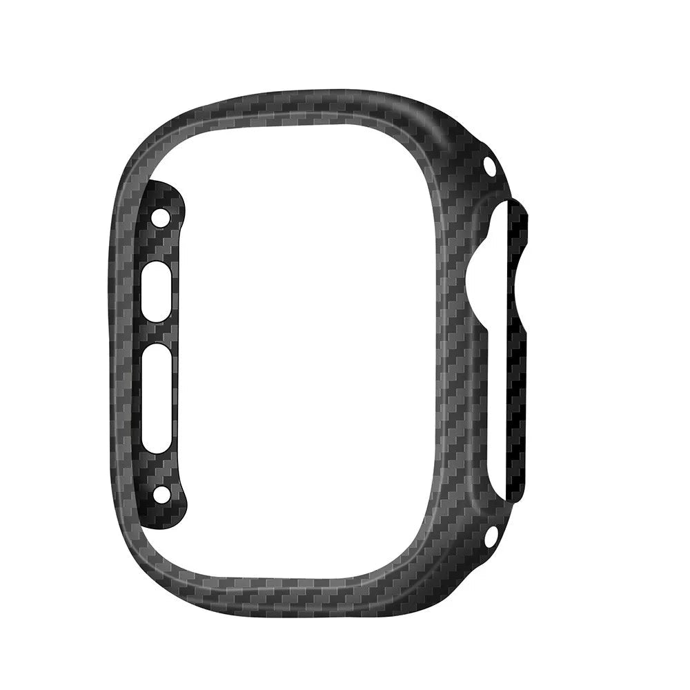 CarbonArmor Edge Case – Real Forged Carbon Fiber Protector for Apple Watch Ultra & Series 7–10 (Matte or Glossy)