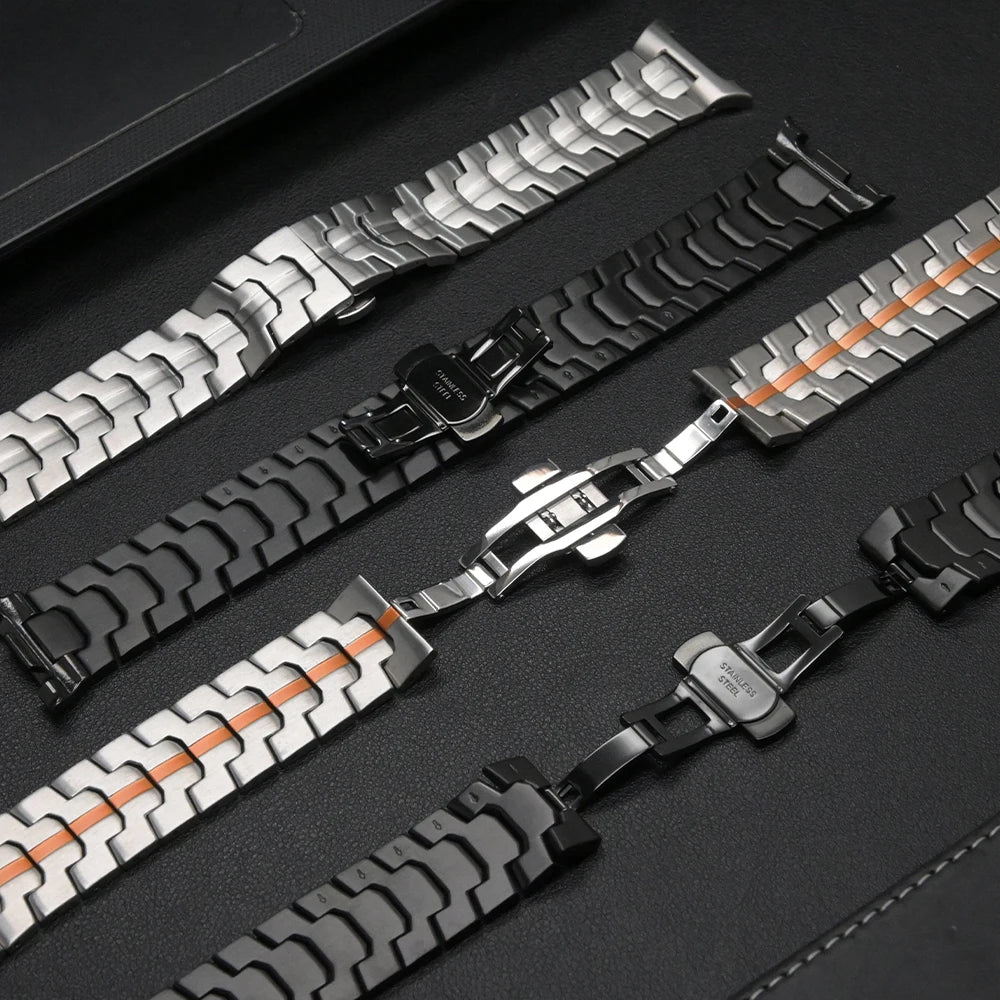TitanEdge™ No-Gap Stainless Steel Band – Galaxy Watch 8 Series (40mm / 44mm / 46mm)