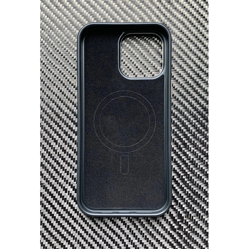 Forged Carbon Fiber MagSafe Case for iPhone 16–11 – Gold Flake | Real Metal Buttons & Camera Bumper by CarbonVerse