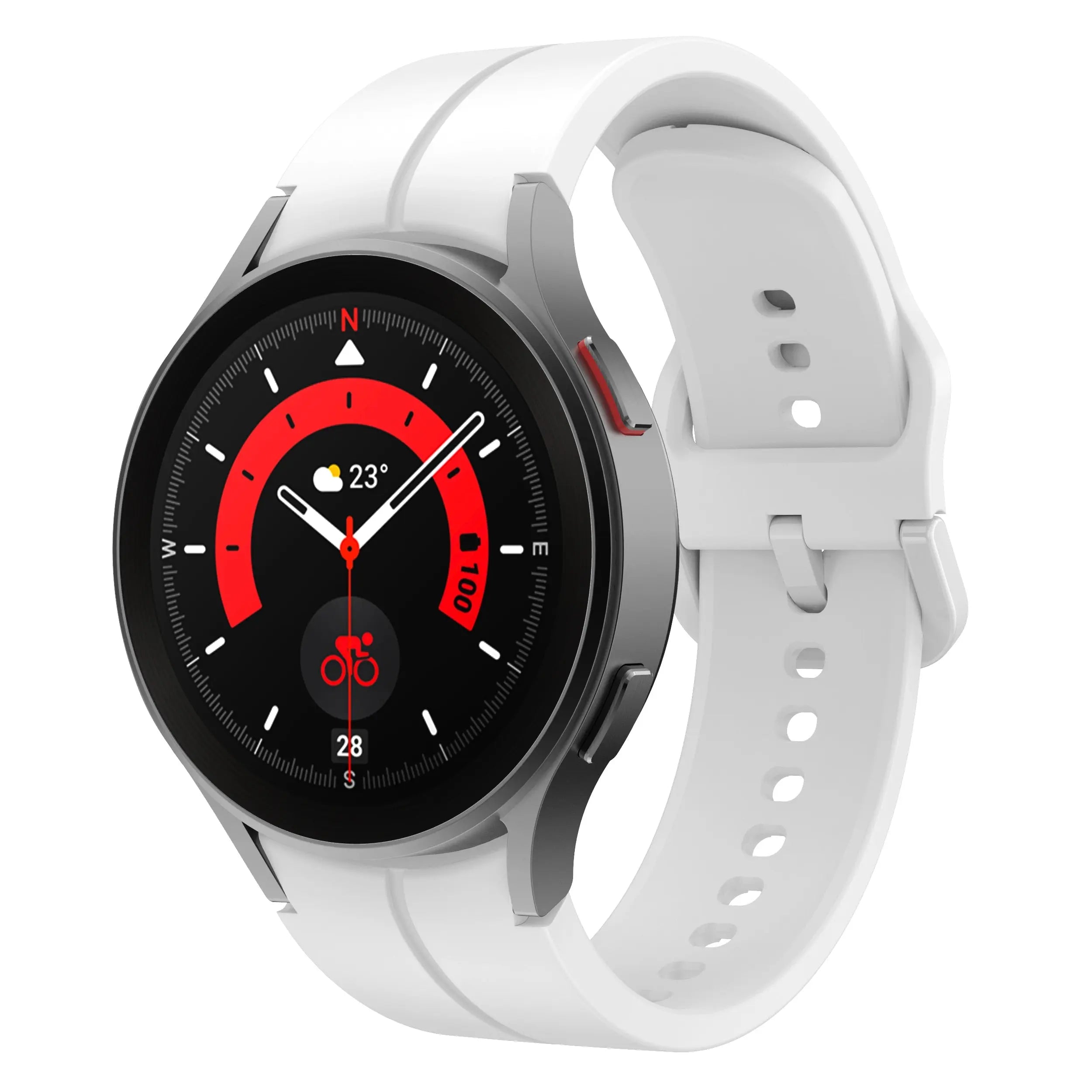 Pinnacle Color Rush Custom Silicone Band For Samsung Galaxy Watch 5 - Pinnacle Luxuries