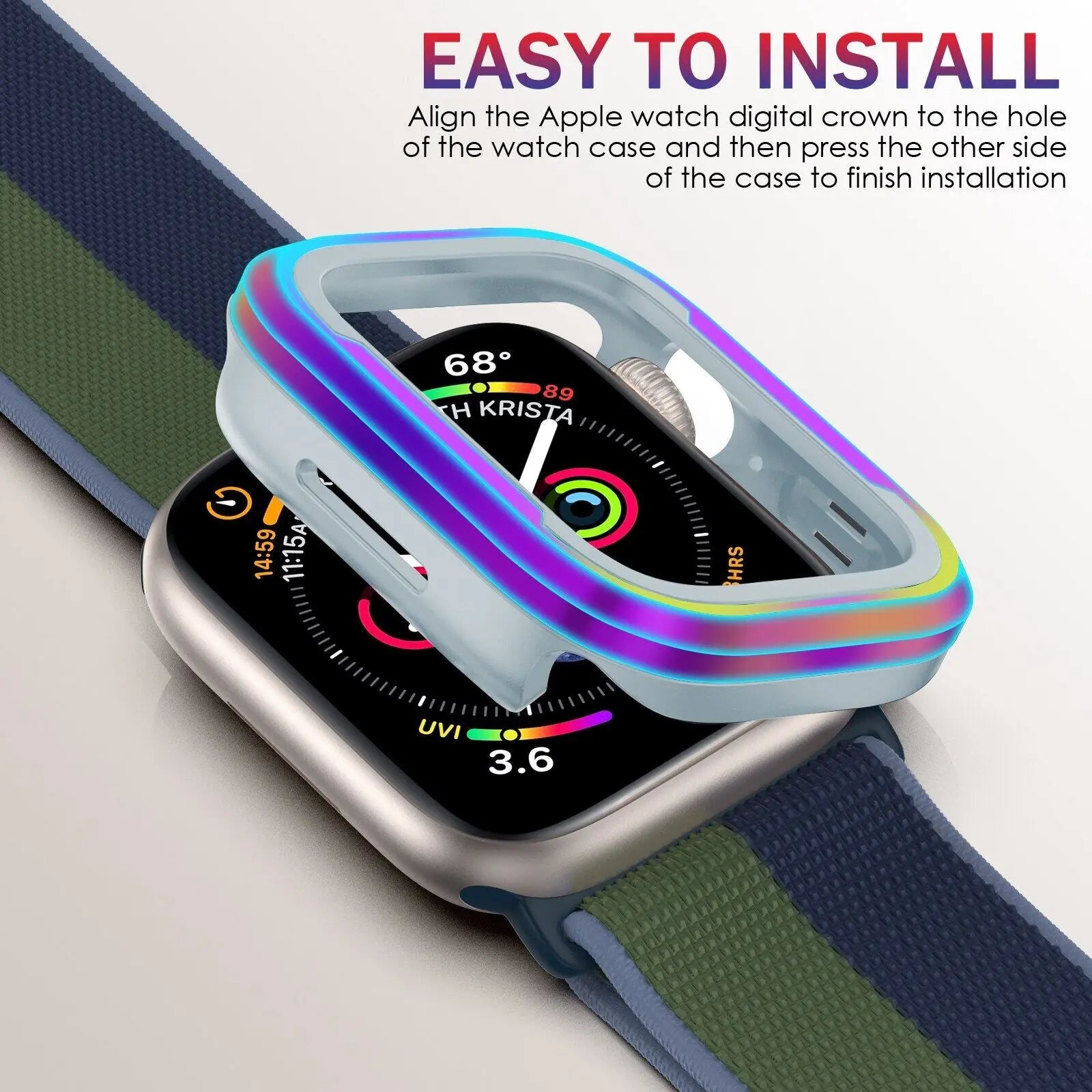 Premium Aluminum Alloy Case Bumper For Apple Watch - Pinnacle Luxuries