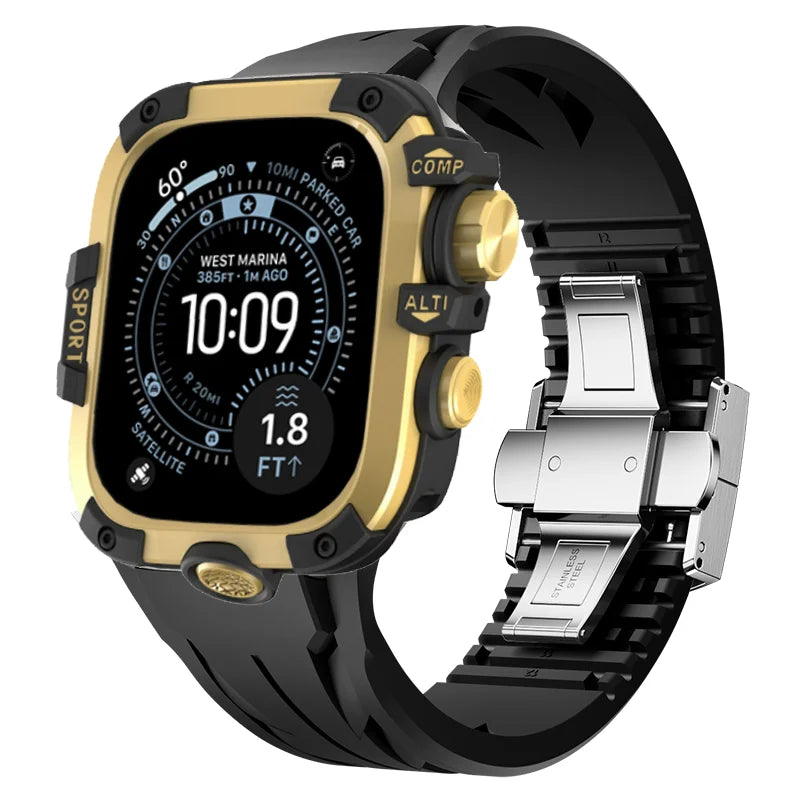 AeroGuard™ SteelSport Pro Case & Band System — Apple Watch Ultra 3/2/1, Series 11/10 (49mm / 46mm / 45mm / 44mm)