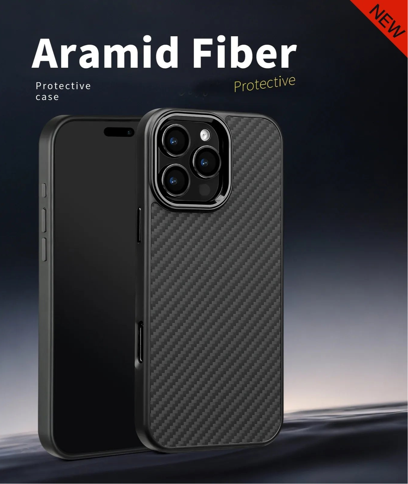 Aramid Carbon Fiber Case β UltraSlim Armor for iPhone 11 / 12 / 13 Series | With or Without MagSafe
