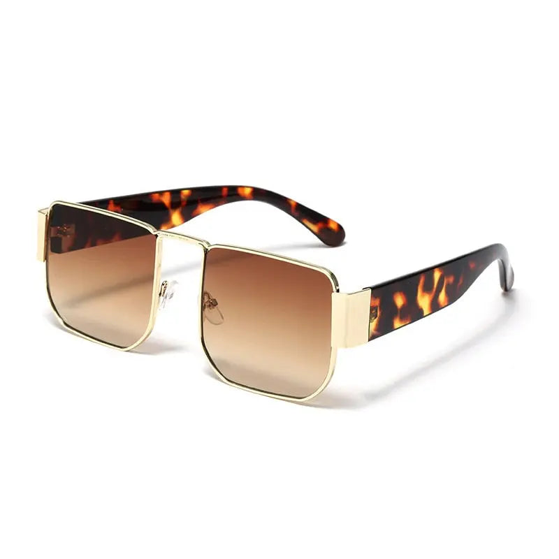 Vintage Square Frame Fly Boy Sunglasses - Pinnacle Luxuries