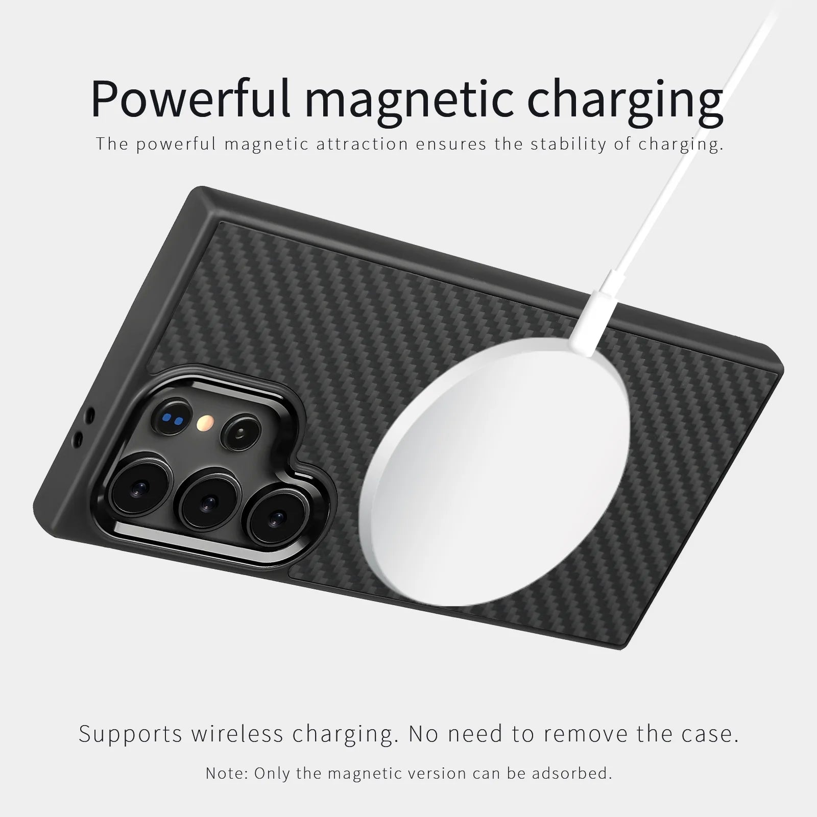 Aramid Stealth Shield – Real Kevlar Fiber Case for Samsung Galaxy S23, S24, S25 Ultra | MagSafe or Non-MagSafe