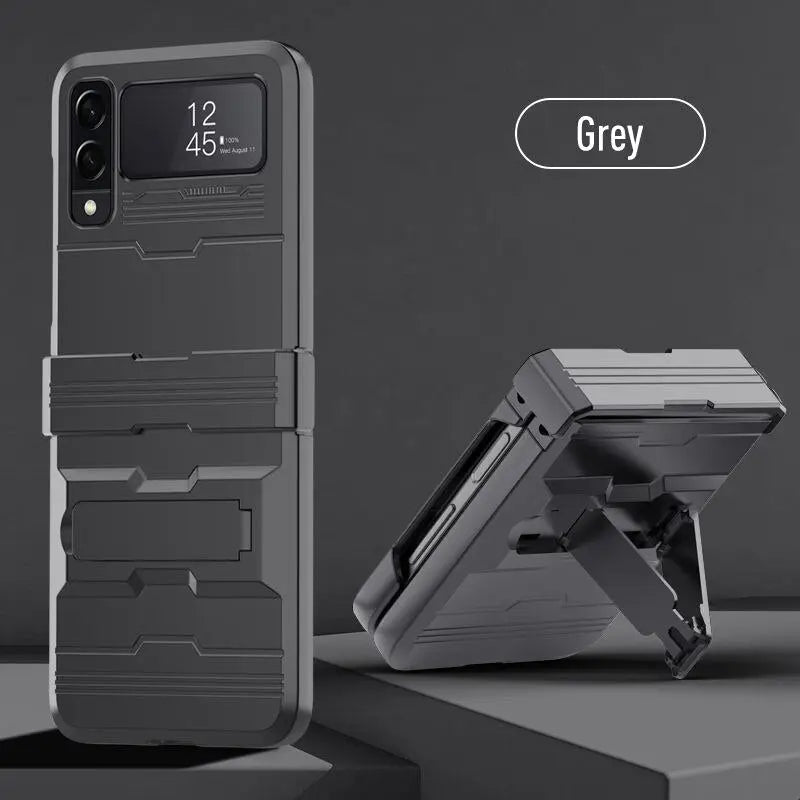 Pinnacle Shockproof Kickstand Case For Samsung Galaxy Z Flip 4 - Pinnacle Luxuries