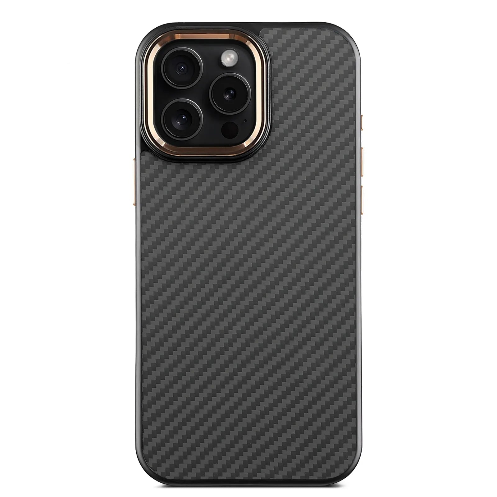 Aramid Stealth Carbon Case β Featherlight Defense for iPhone 16 / 16 Plus / 16 Pro / 16 Pro Max | MagSafe or Non-MagSafe