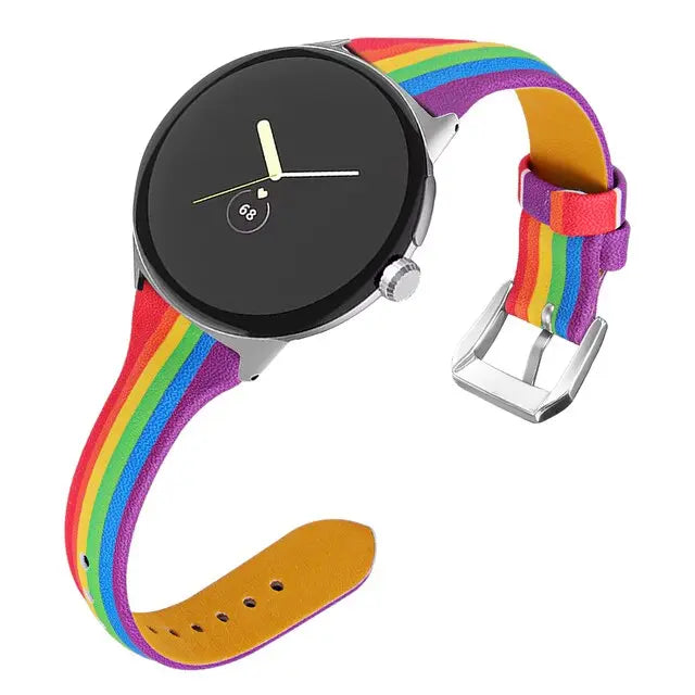 Pinnacle Slim Modern Leather Loop Band For Pixel Watch - Pinnacle Luxuries