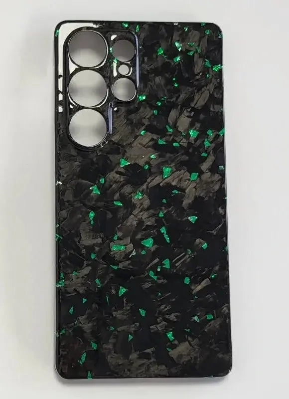 Forged Carbon Armor – Glossy Full-Coverage Case for Samsung S24 / S25 Ultra | Lightweight & Reflective Finish