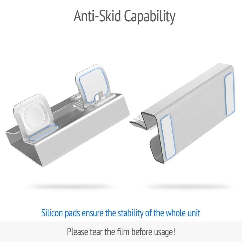 Pinnacle Apple 3 in 1 Aluminum Wireless Charging Stand Dock Station - Pinnacle Luxuries
