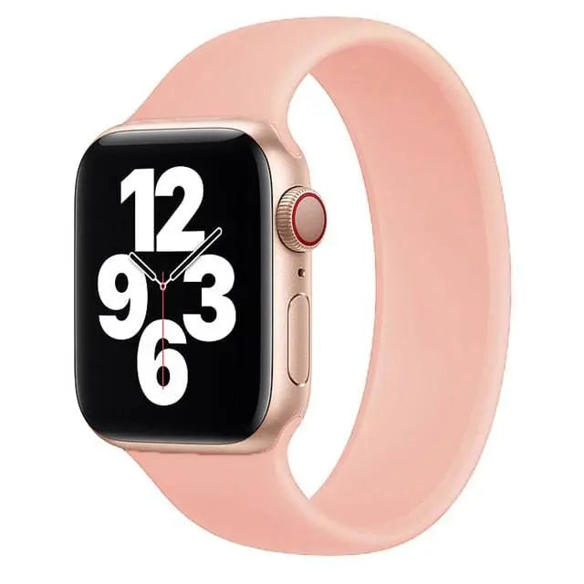 Apple Watch SE Series 1/2/3/4/5/6 Elastic Stretch No Buckle Silicone Loop Band - Pinnacle Luxuries