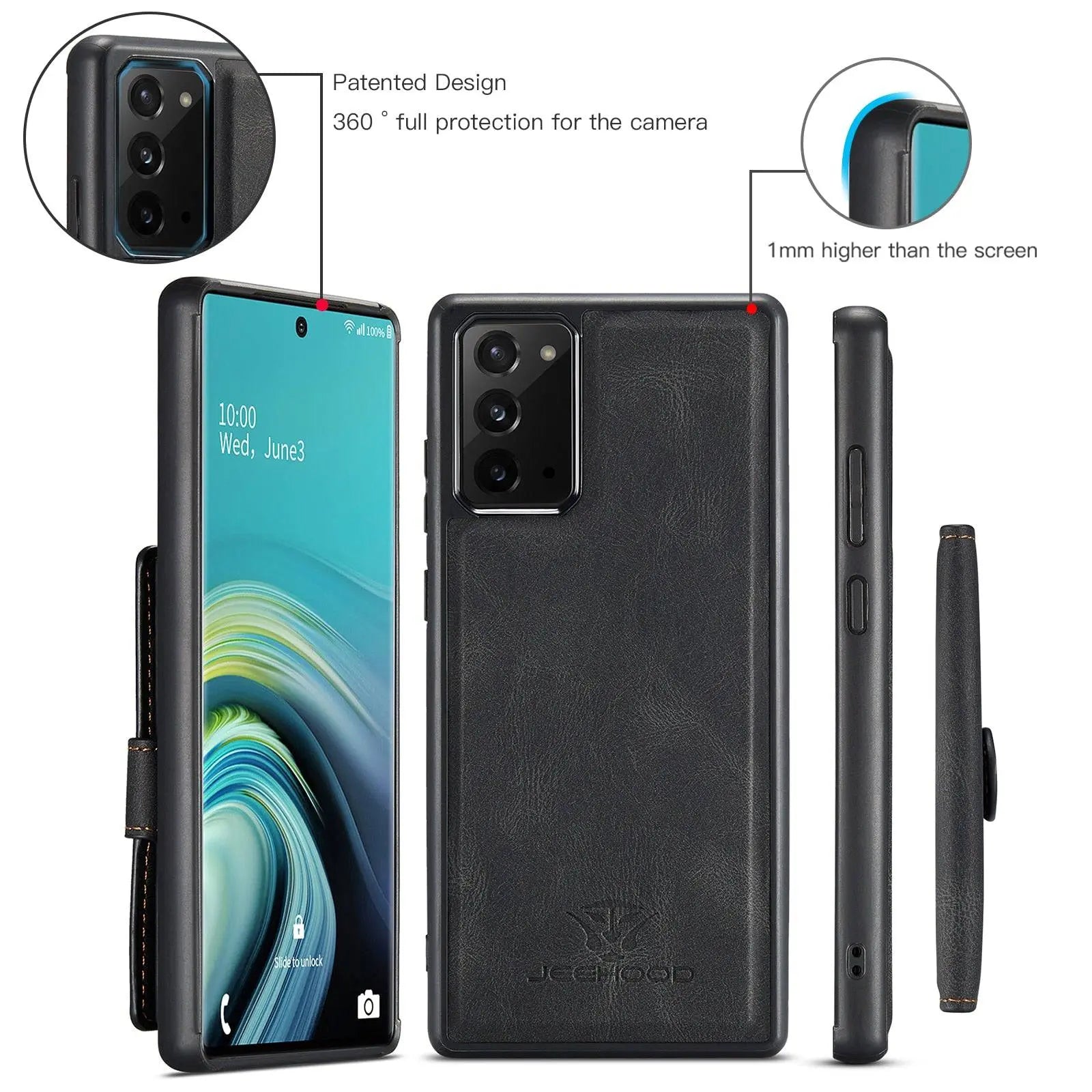 Premium Leather Wallet Card Case Samsung Galaxy Phone - Pinnacle Luxuries