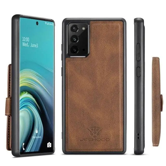 Premium Leather Wallet Card Case Samsung Galaxy Phone - Pinnacle Luxuries