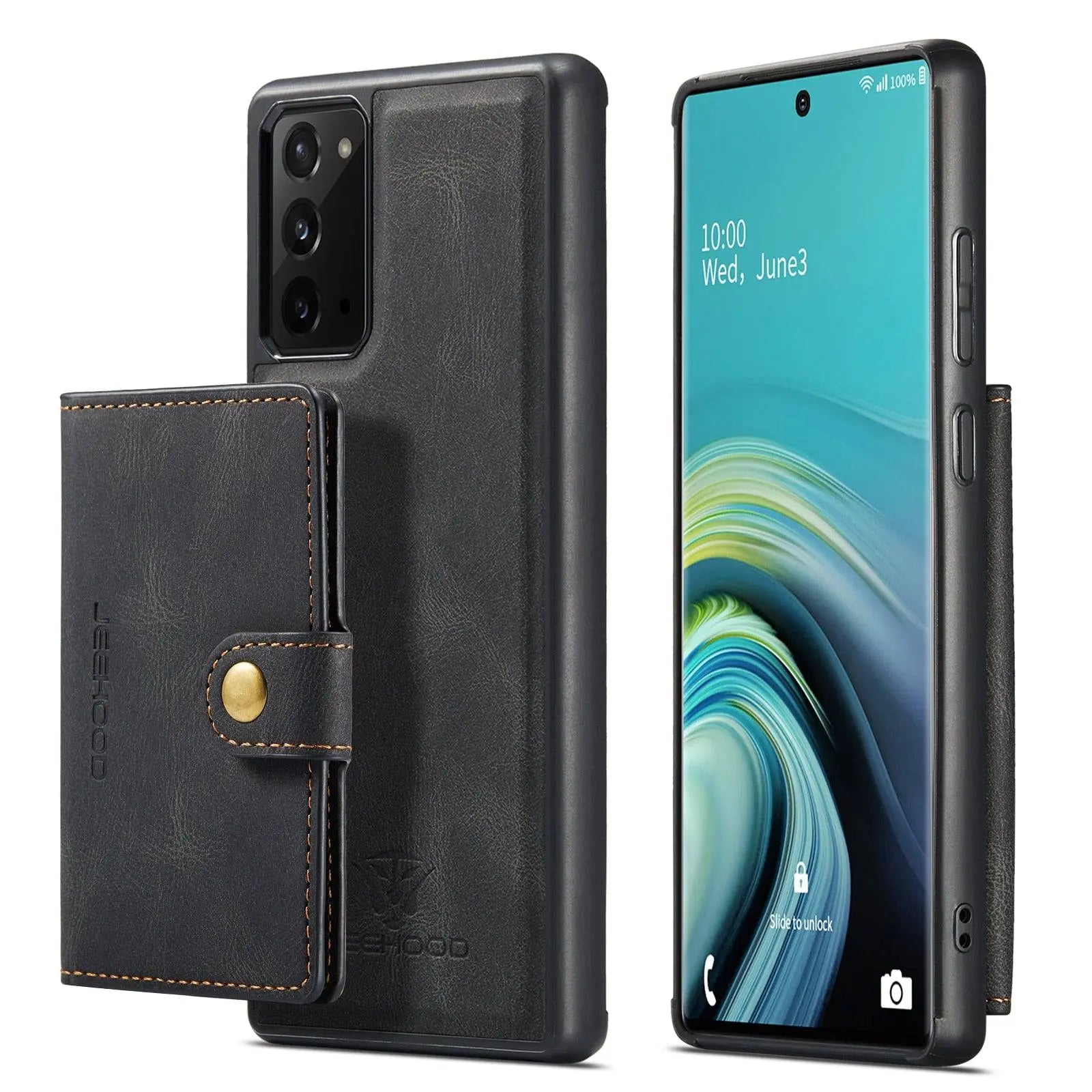 Premium Leather Wallet Card Case Samsung Galaxy Phone - Pinnacle Luxuries