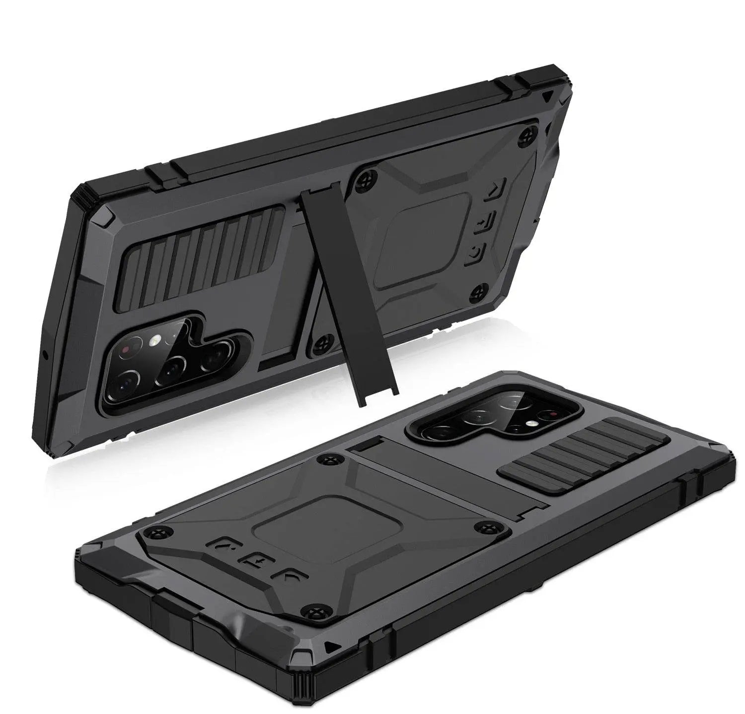 360 Full Metal Aluminum Armor Case For Samsung Galaxy S22 Plus S22 Ultra - Pinnacle Luxuries