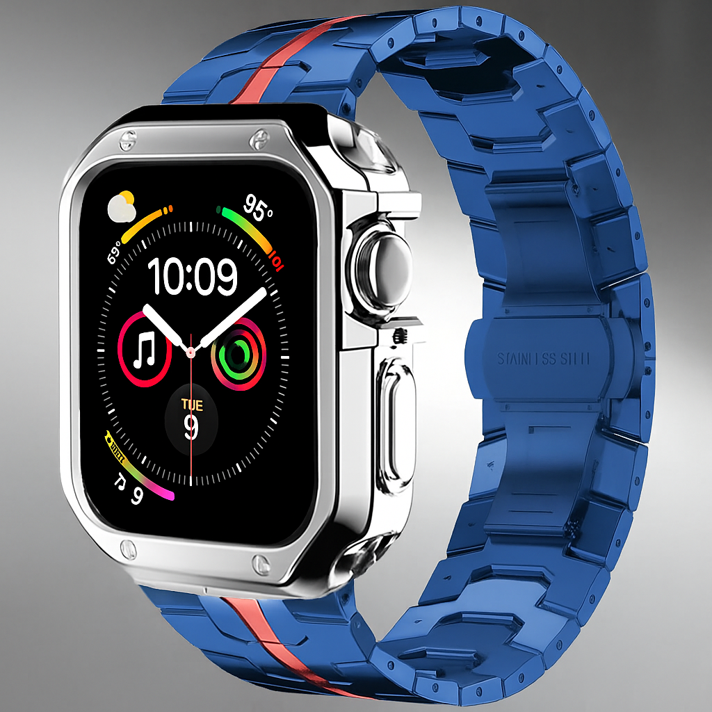 TitaniumGuard™ Ascend Series – Titanium Band & Protective Case for Apple Watch Ultra & Series 11/10/9/8/7