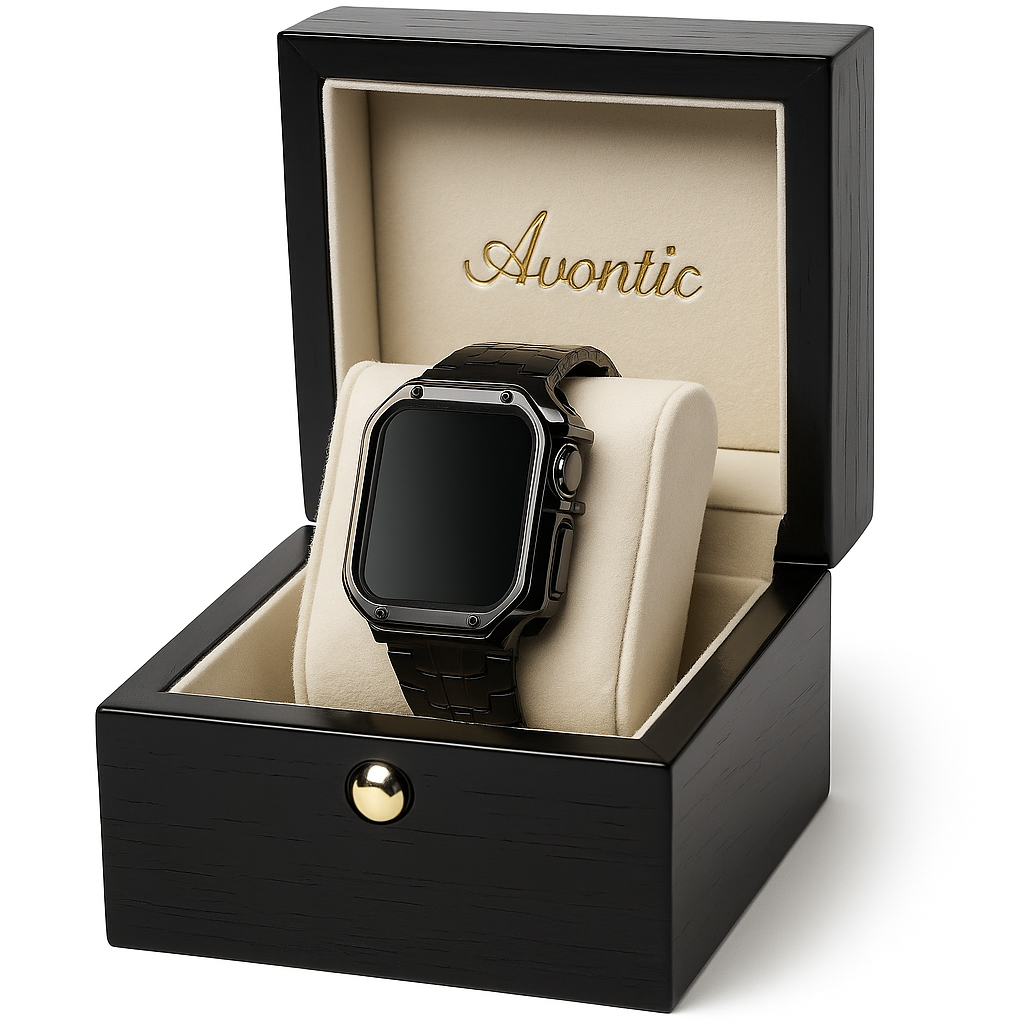 TitanEdge™ Forged in Fire Prestige Series — Titanium Band & Armor Case for Apple Watch