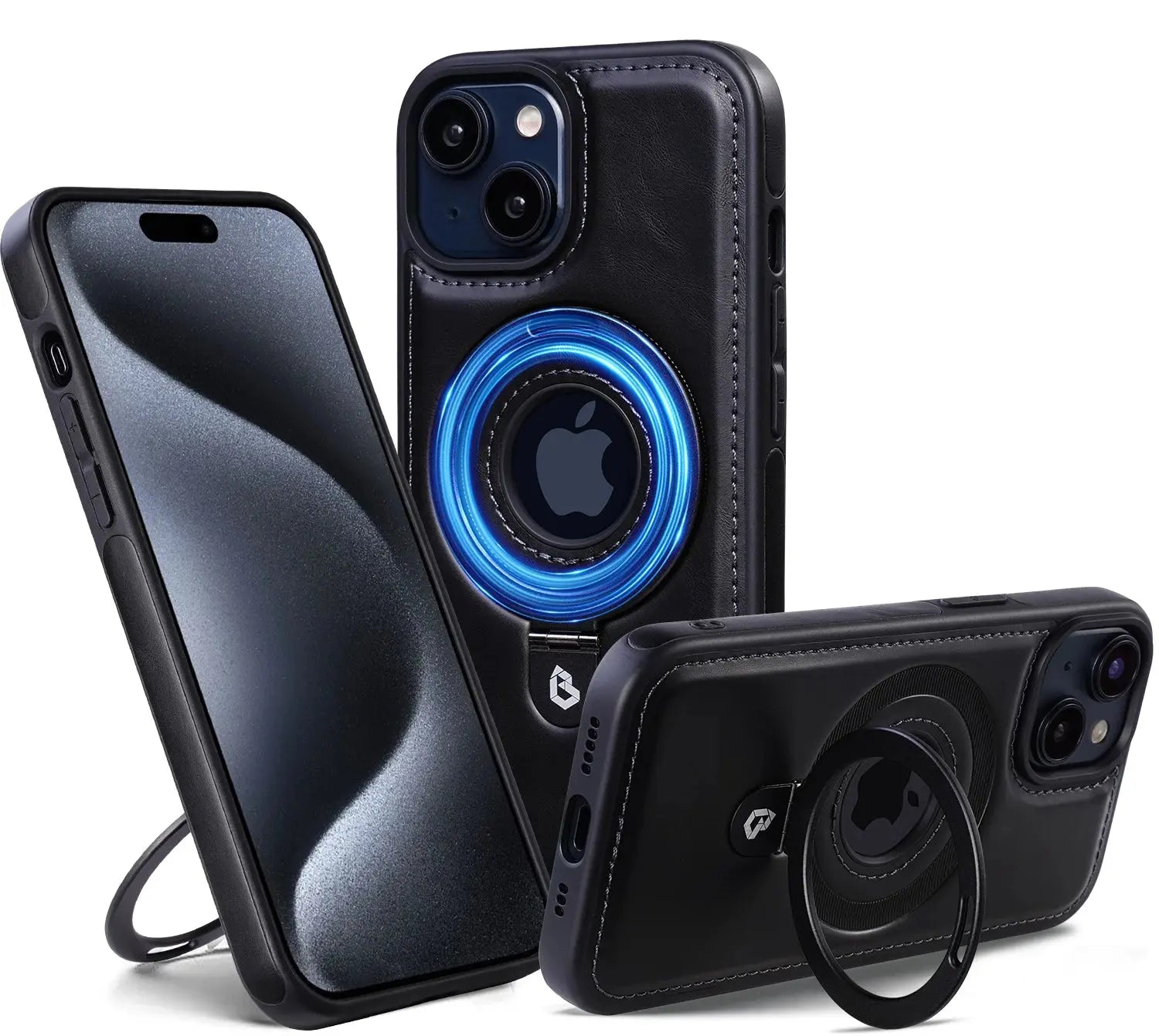 LuxLeather Halo MagSafe Compatible Case for iPhone 12 13 14 15