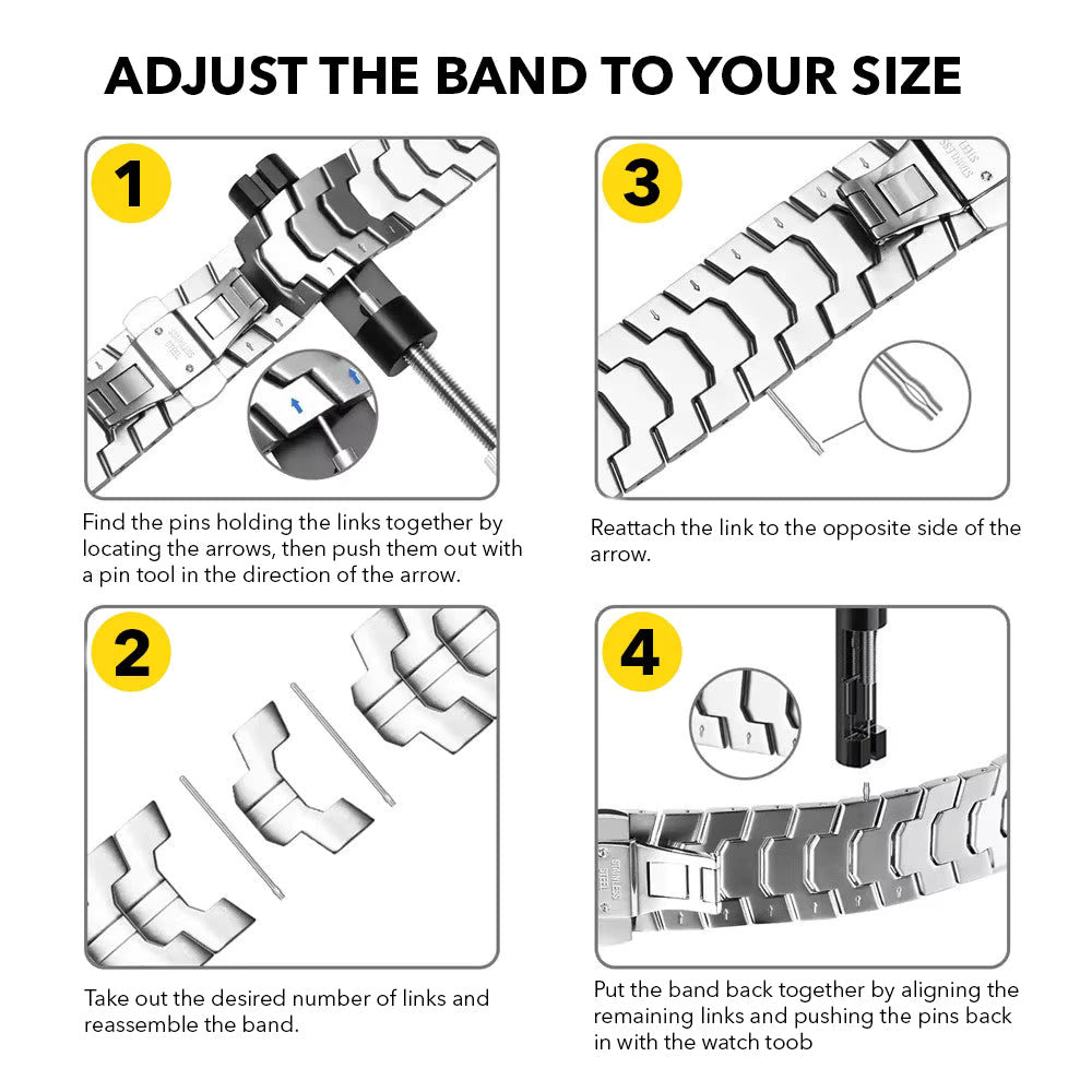 Titanium Swift-Fit Bands for Garmin – 22 mm & 26 mm QuickFit