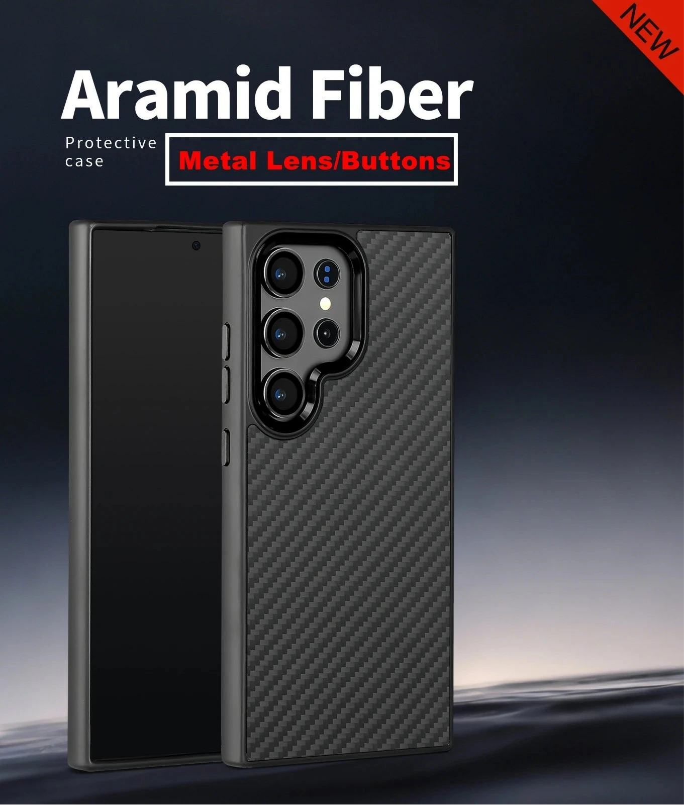 Aramid Stealth Shield – Real Kevlar Fiber Case for Samsung Galaxy S23, S24, S25 Ultra | MagSafe or Non-MagSafe
