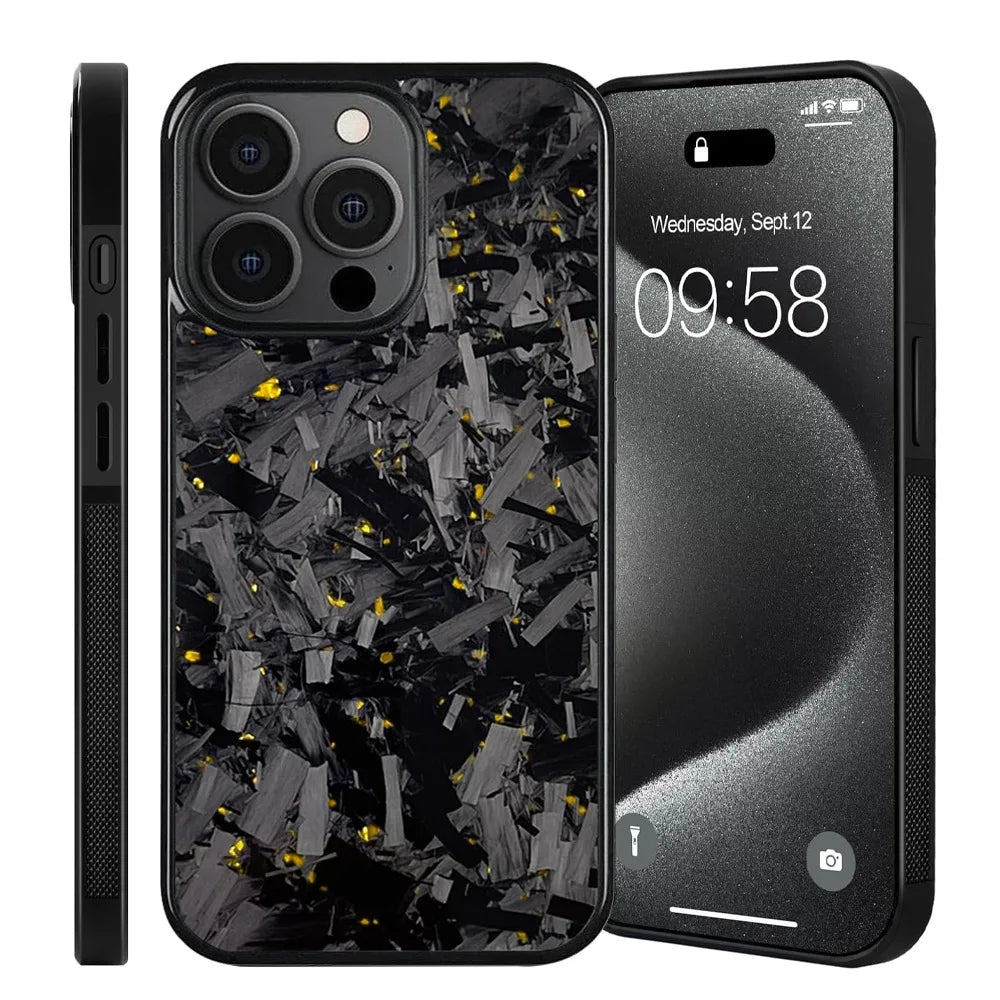 Forged Carbon Elite – Real Carbon Fiber Case for iPhone 13 & 14 | Sleek Minimalism. Tactical Strength.