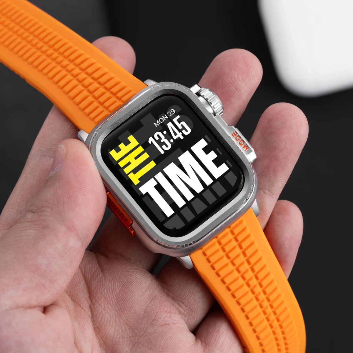 TitanGuard™ Elite Titanium Armor Set — Band + Case for Apple Watch Ultra & Series 11–6