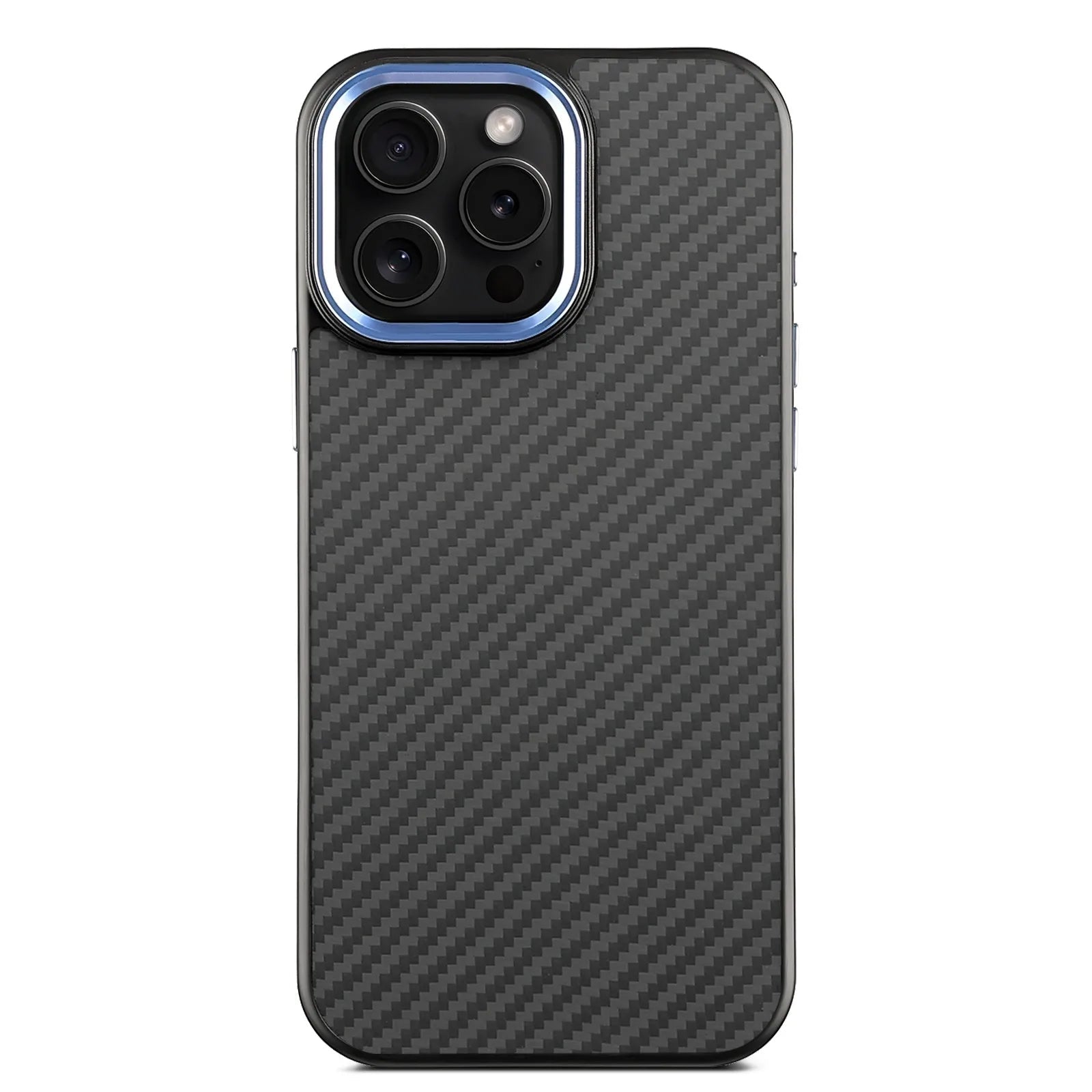 Aramid Carbon Fiber Case – Tactical Slim Fit for iPhone 14 / 14 Pro / 14 Plus / 14 Pro Max | MagSafe & Metal Detailing
