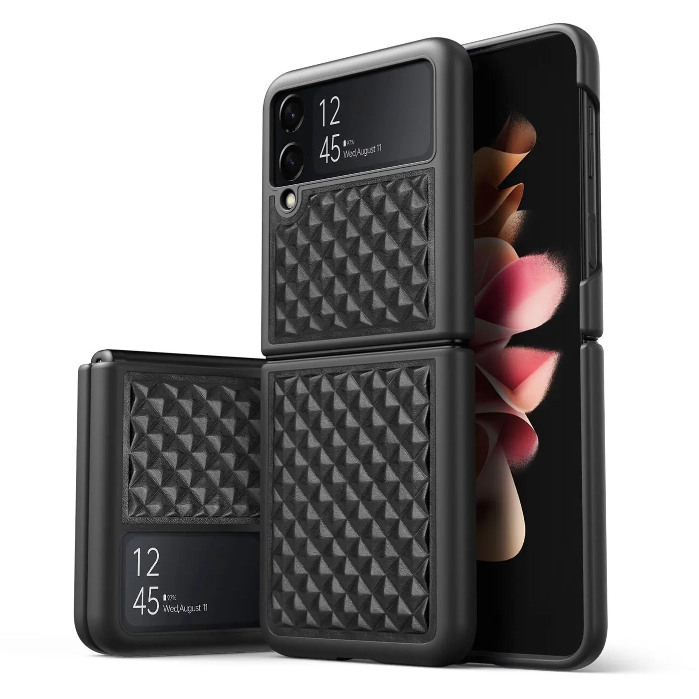 Pinnacle Premium Genuine Leather Case For Samsung Galaxy Z Flip 3 Flip 4 - Pinnacle Luxuries