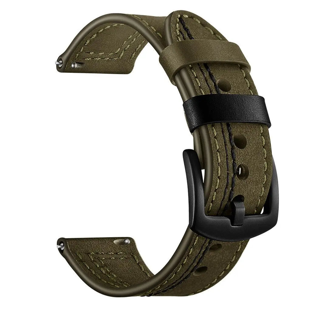 Pinnacle Premium Genuine Leather Smartwatch Band 20mm 22mm - Pinnacle Luxuries