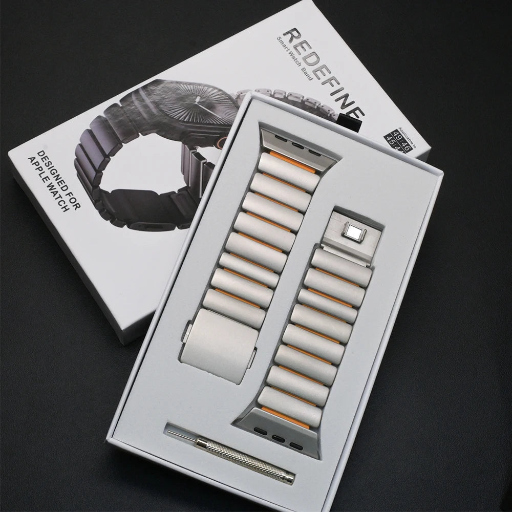 TitanEdge™ Fusion Series — Grade 5 Titanium Hybrid Band for Apple Watch
